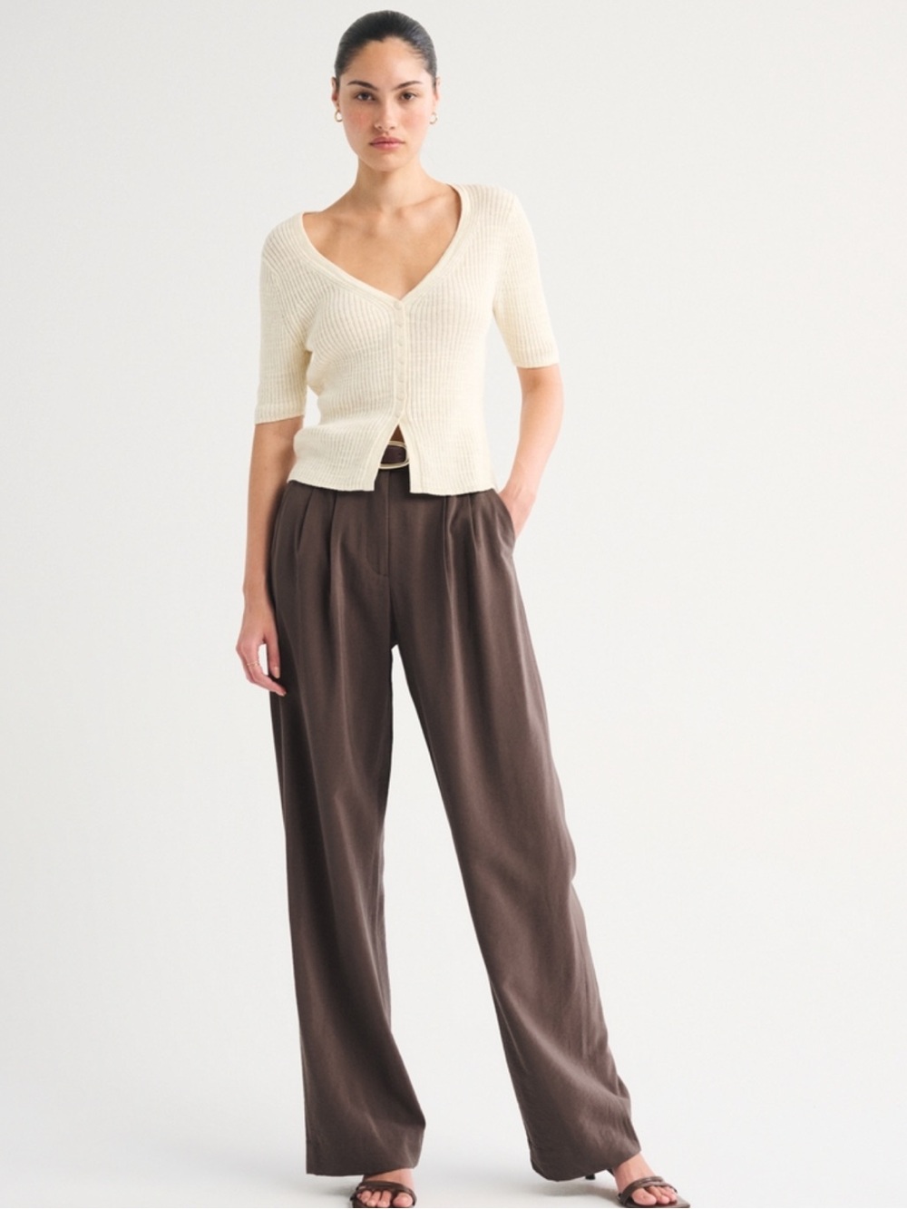 Abercrombie Sloan pants in crepe